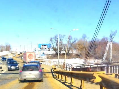 Движение по мосту через Оку закроют с сегодняшнего дня