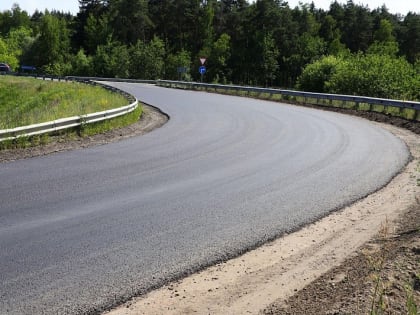 В Воскресенске отремонтировали транспортную развязку возле деревни Чемодурово