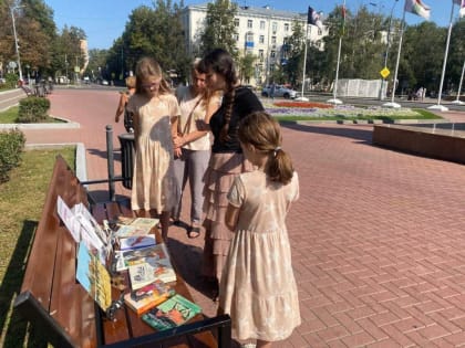 Летний читальный зал в Центральной детской библиотеке