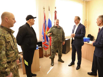 Владимир Ружицкий обсудил с атаманом работу Хуторского Казачьего общества Люберец