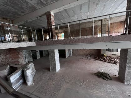 В Селятино продолжается капитальный ремонт «Спорткомбината «Строитель»