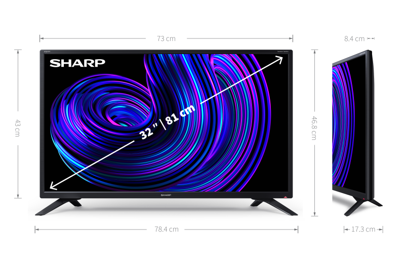 ★大人気商品★ 32EE2K | TV Smart Ready HD 32″ - UK Consumer Sharp 液晶テレビ