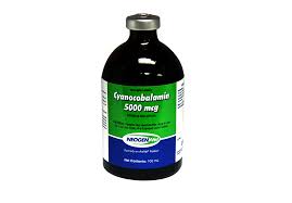 VITAMIN B 12 CYANOCOBALAMIN 5000 MG/ML 100 ML