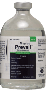 PREVAIL FLUNIXIN MEGLUMINE100 ML