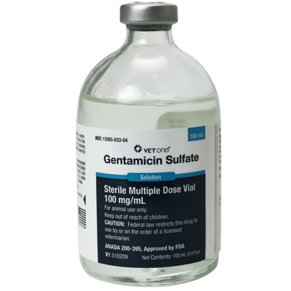GENTAMICIN SULFATE SOL INTRA UTERINA 100 ML