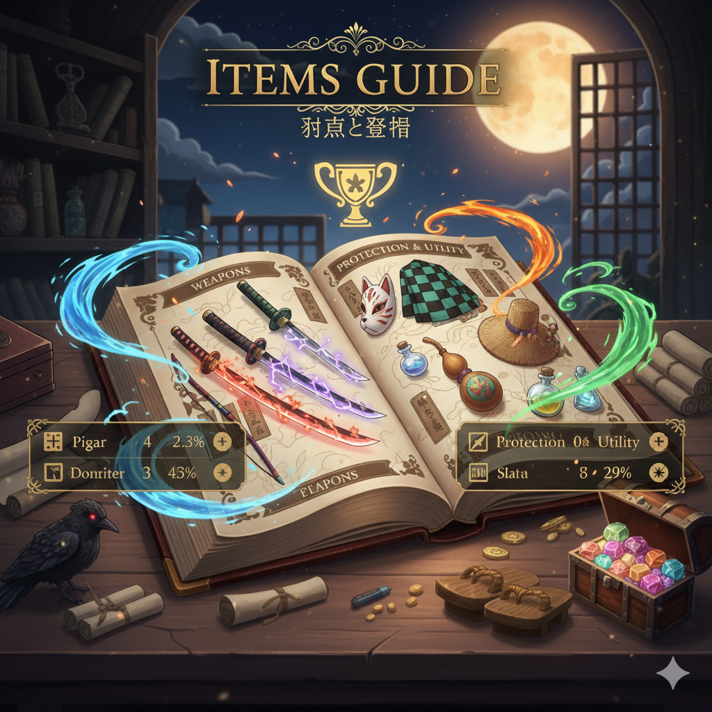 Items Guide Image