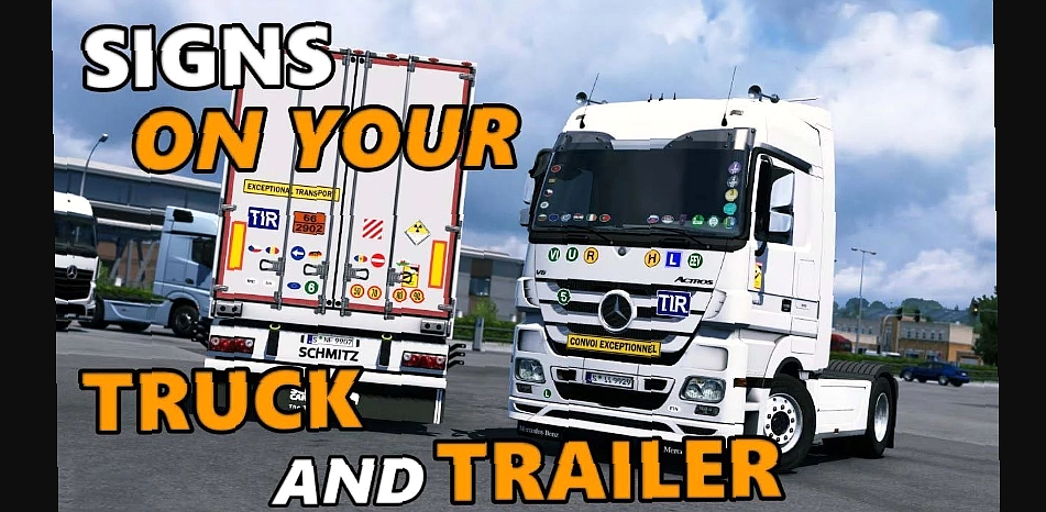 МОД Signs On Your Truck