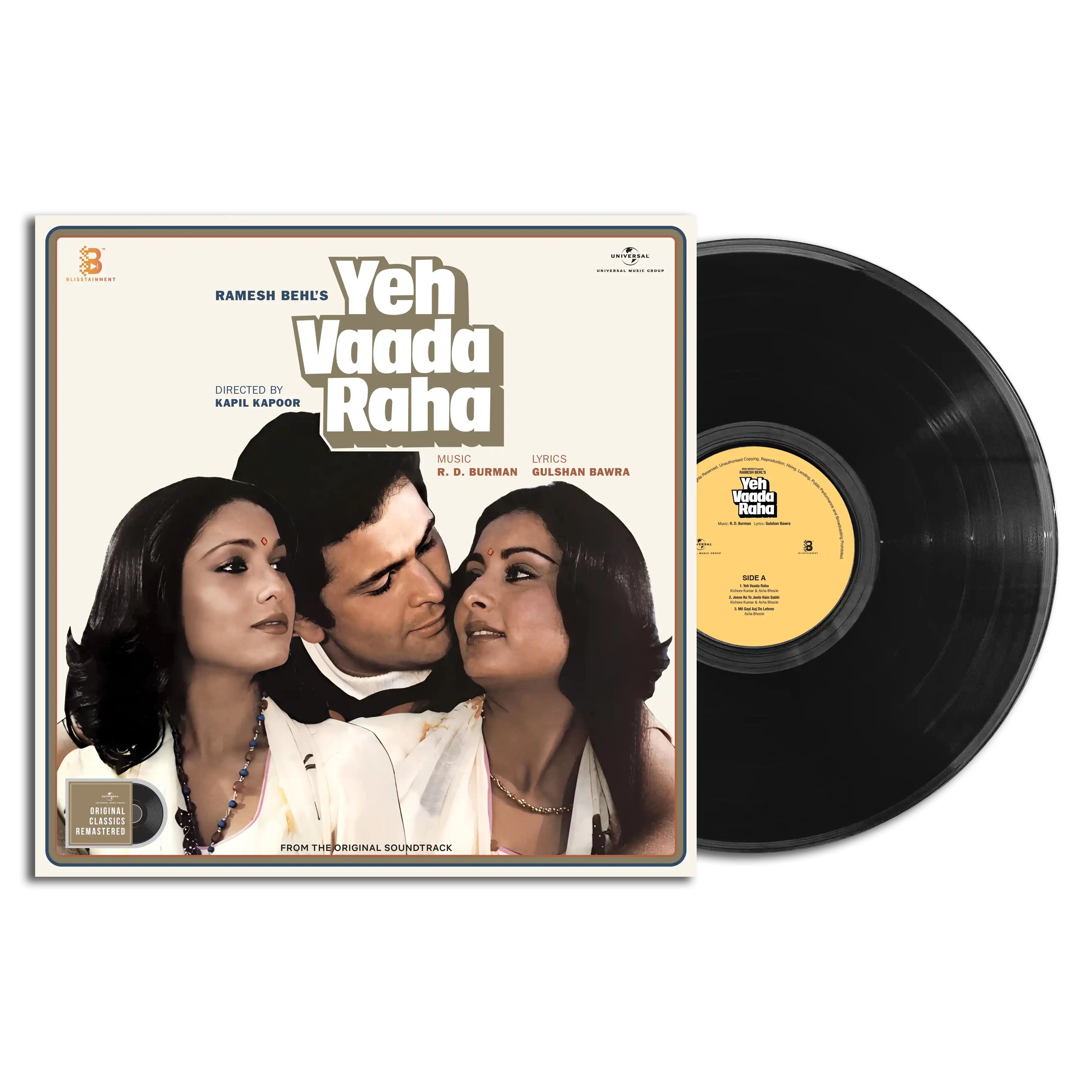 YEH VAADA RAHA - VINYL RECORD - thumbnail 1