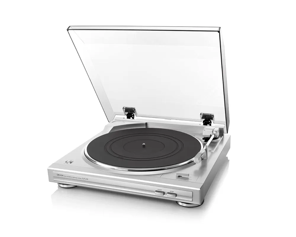 DENON DP-29F TURNTABLE ( SILVER ) - thumbnail 1