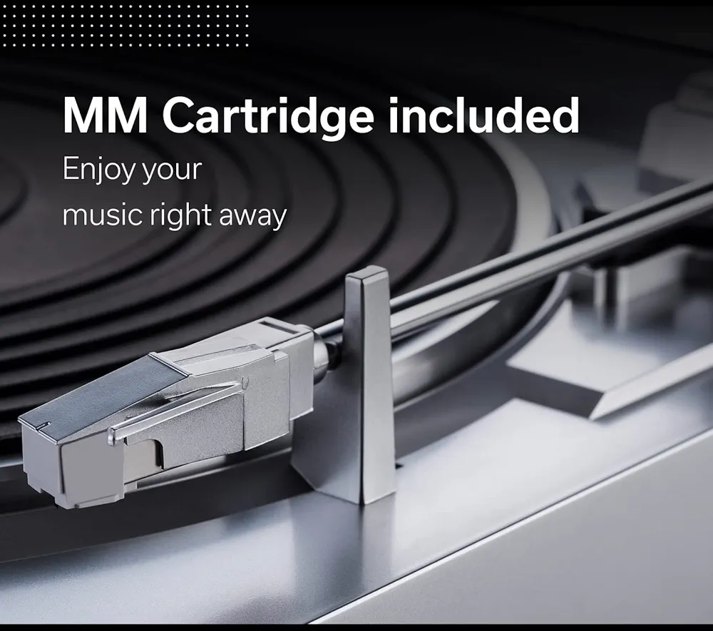 DENON DP-29F TURNTABLE ( SILVER ) - thumbnail 4