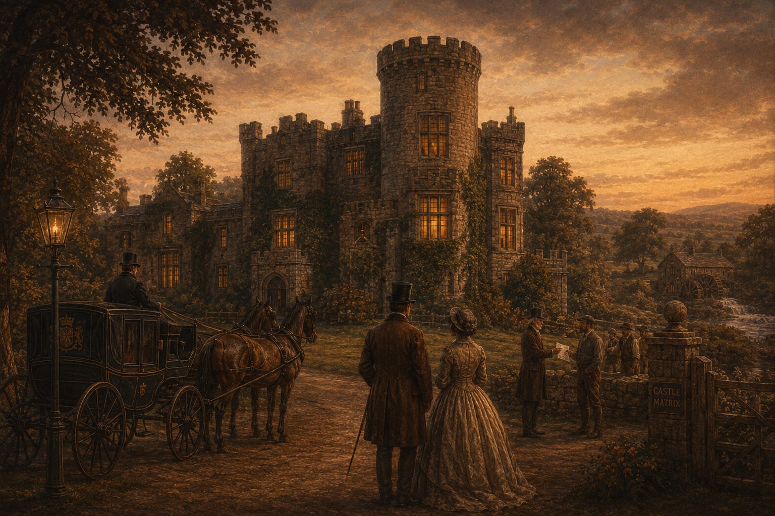 Castle Matrix timeline illustration for the 1830s