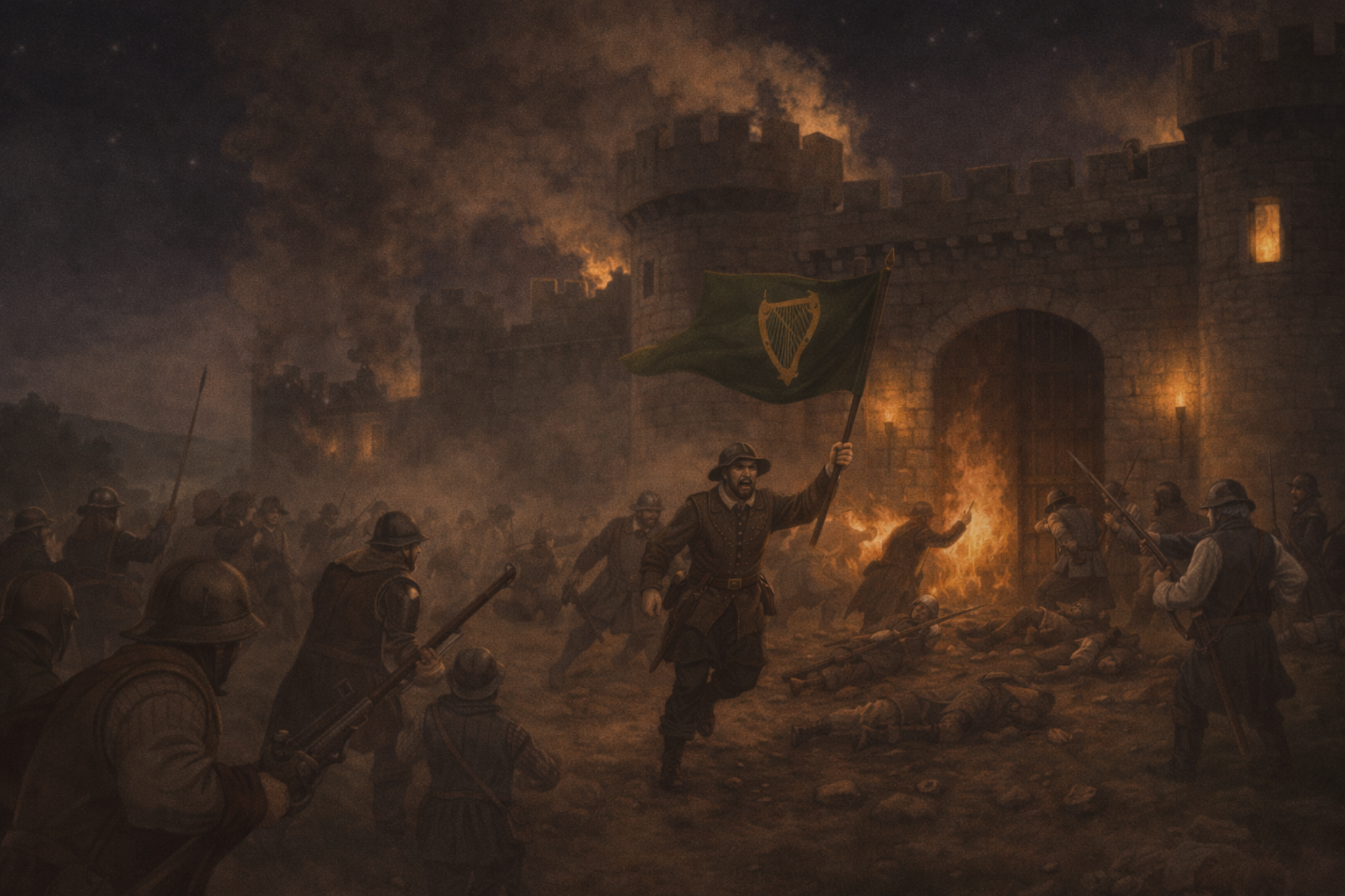 Castle Matrix timeline illustration for 1641