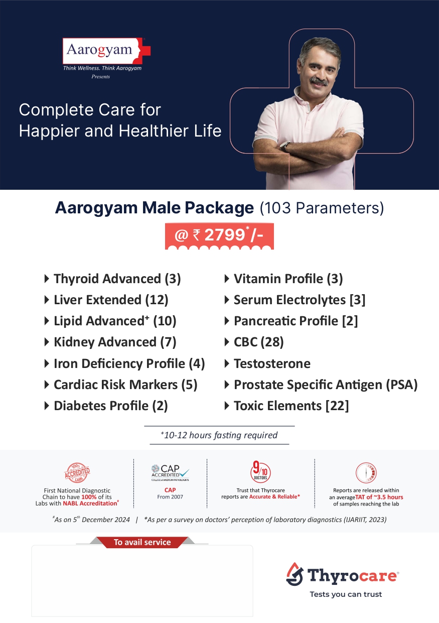 AAROGYAM MALE PACKAGE
