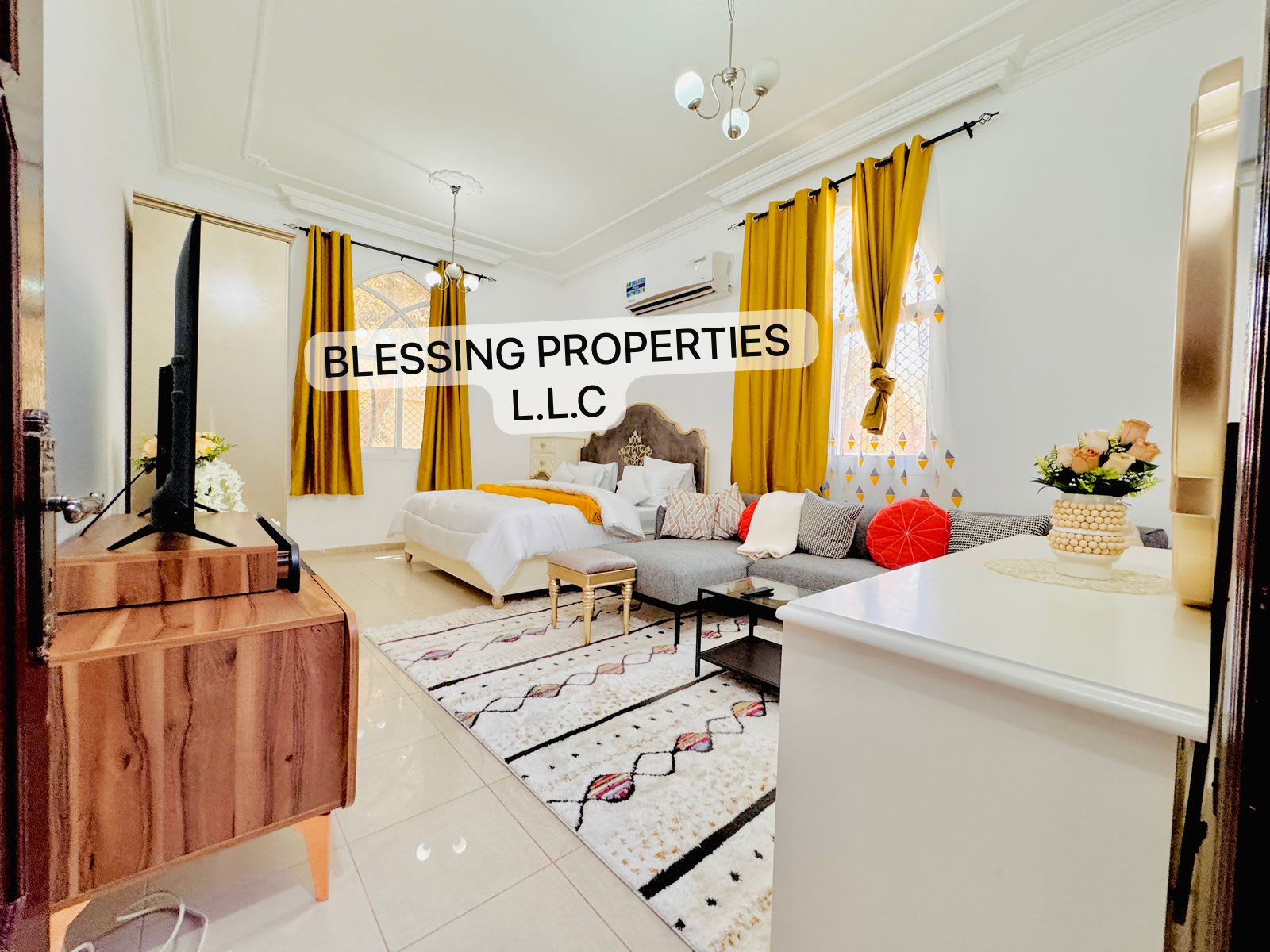 Fully Furnished Studio Opposite Mushrif Mall — Available 8th - photo 2