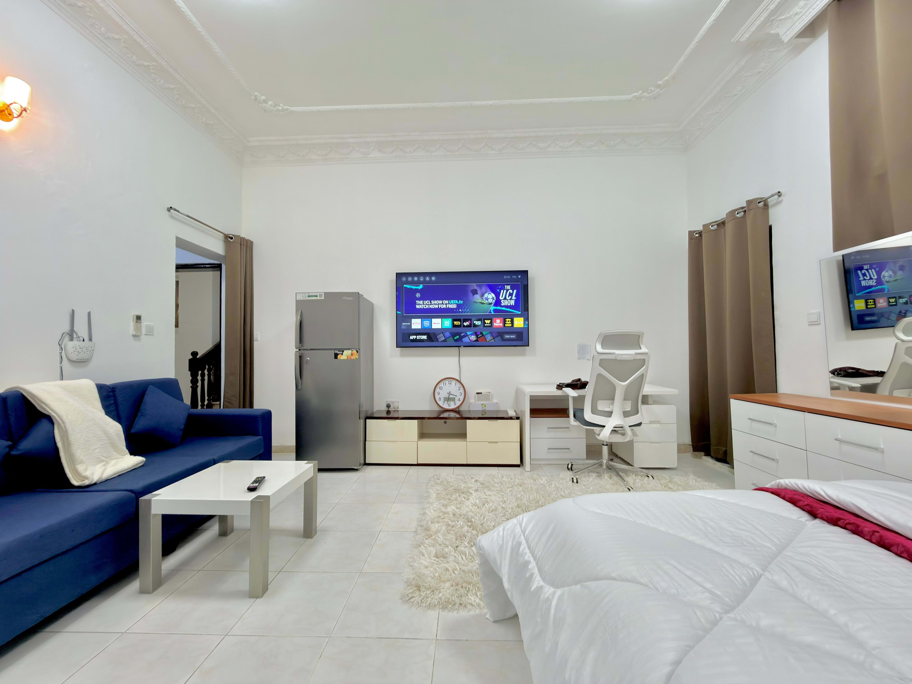 Fully Furnished Studio with Private Backyard — Opposite Mushrif Mall - photo 1