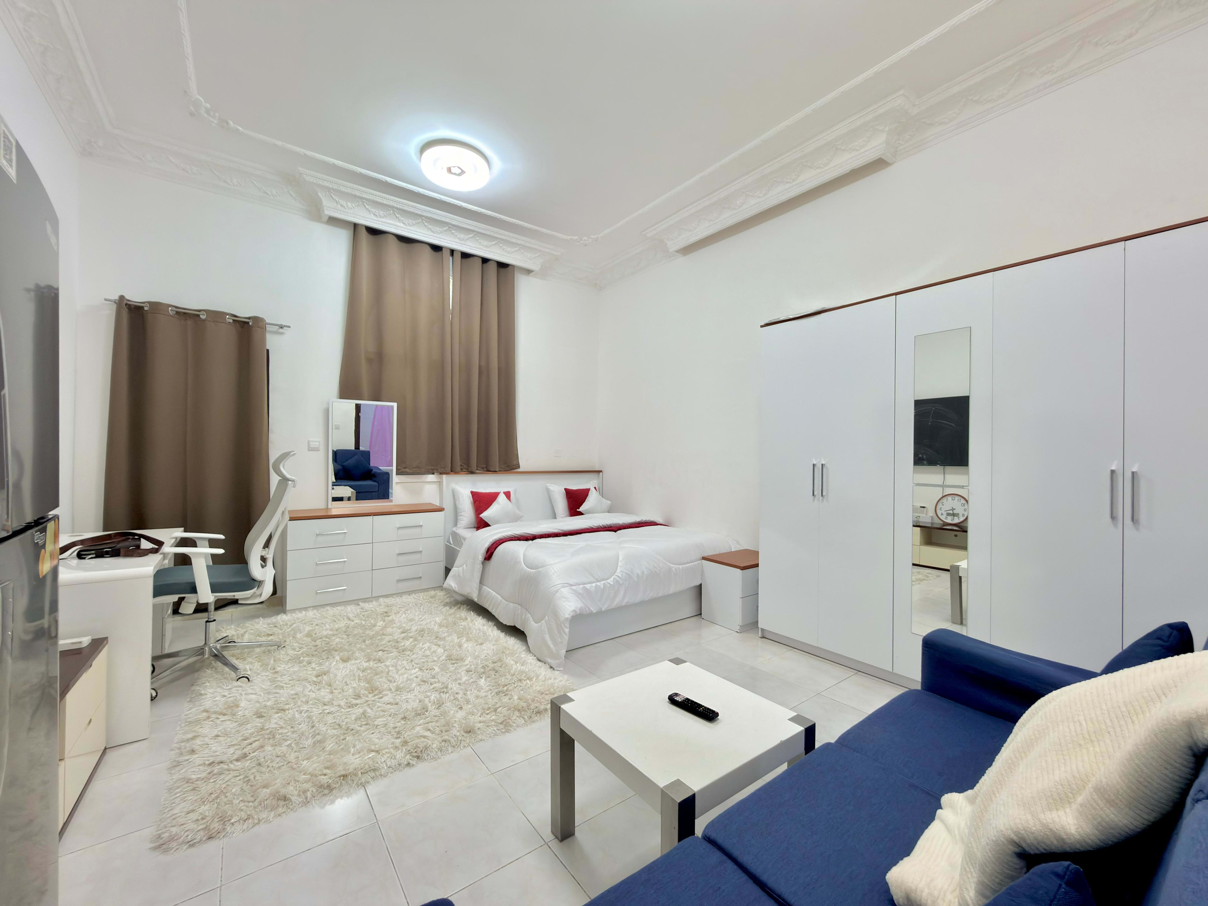 Fully Furnished Studio with Private Backyard — Opposite Mushrif Mall - photo 2