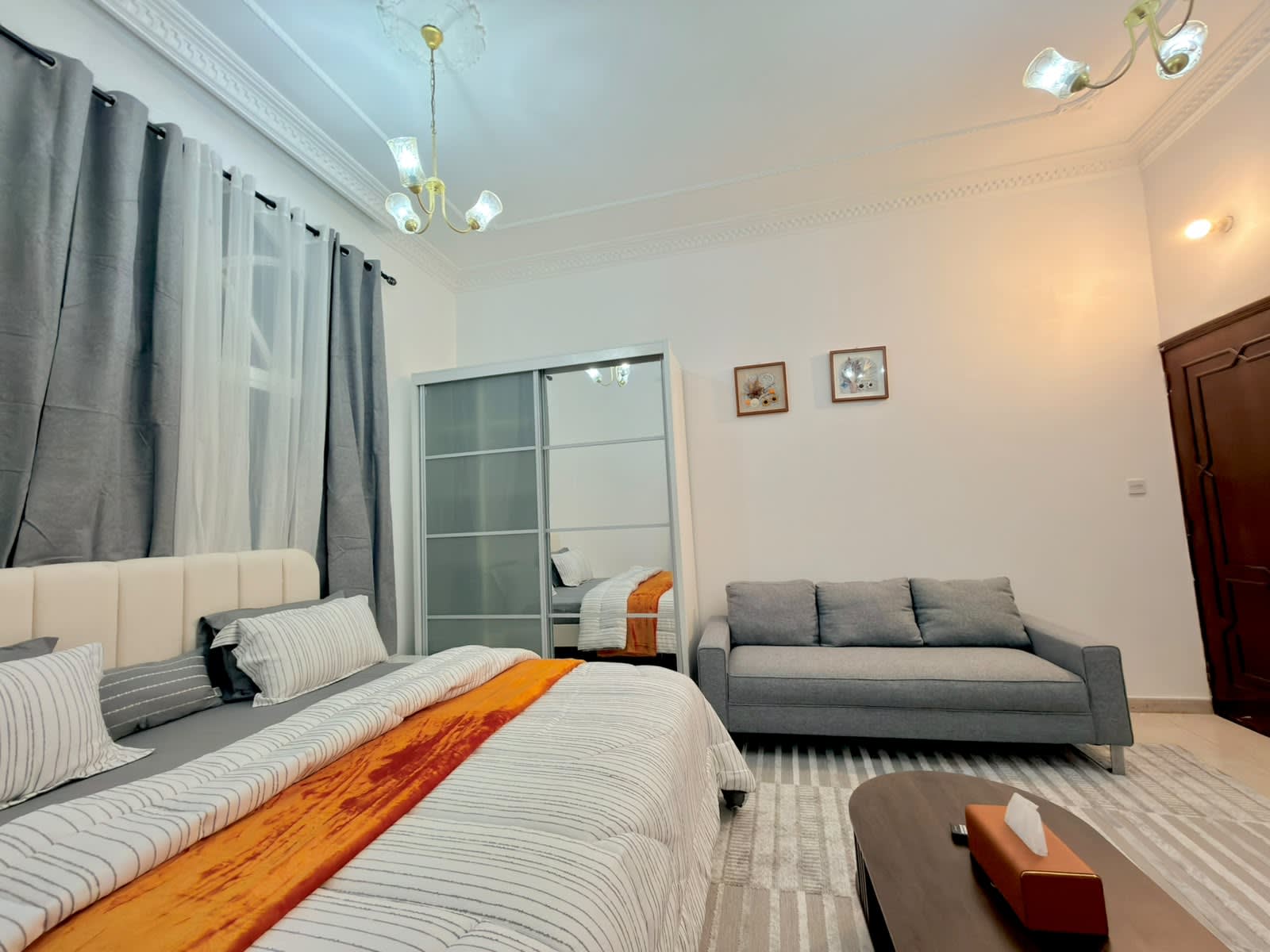 Fully Furnished Studio with Private Backyard — Opposite Mushrif Mall - photo 2