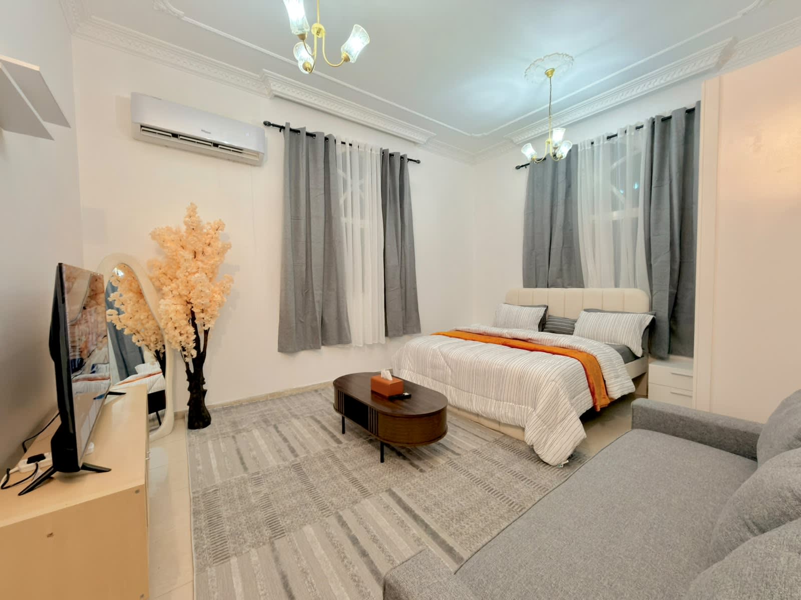 Fully Furnished Studio with Private Backyard — Opposite Mushrif Mall - photo 1