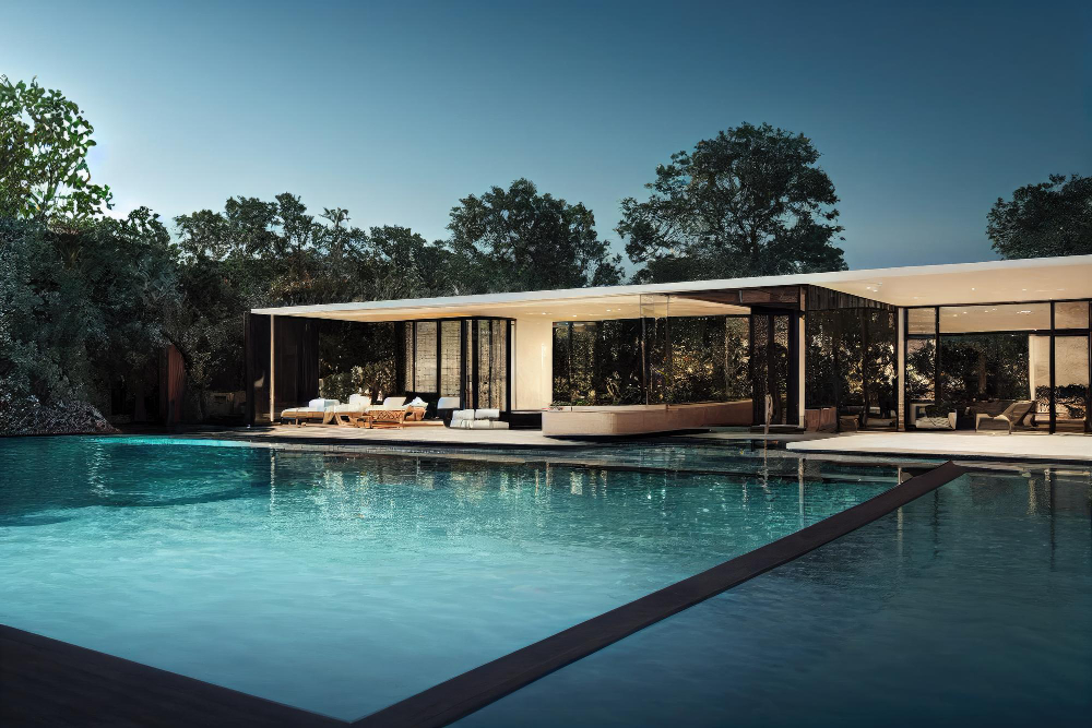 Ultra-Modern Glass Villa
