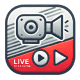 Live Streaming Icon