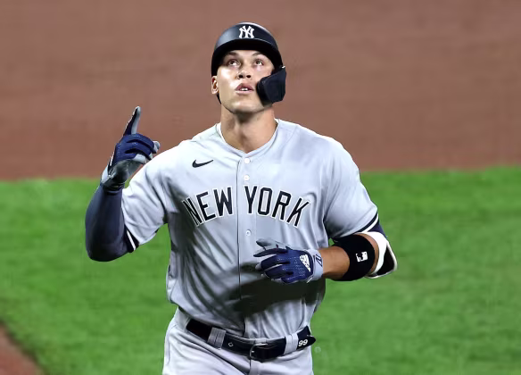 Aaron Judge, a baseball player for the New York Yankees.