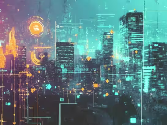 Tech Trends Blog Hero Image showcasing a modern, futuristic design with technology vibes