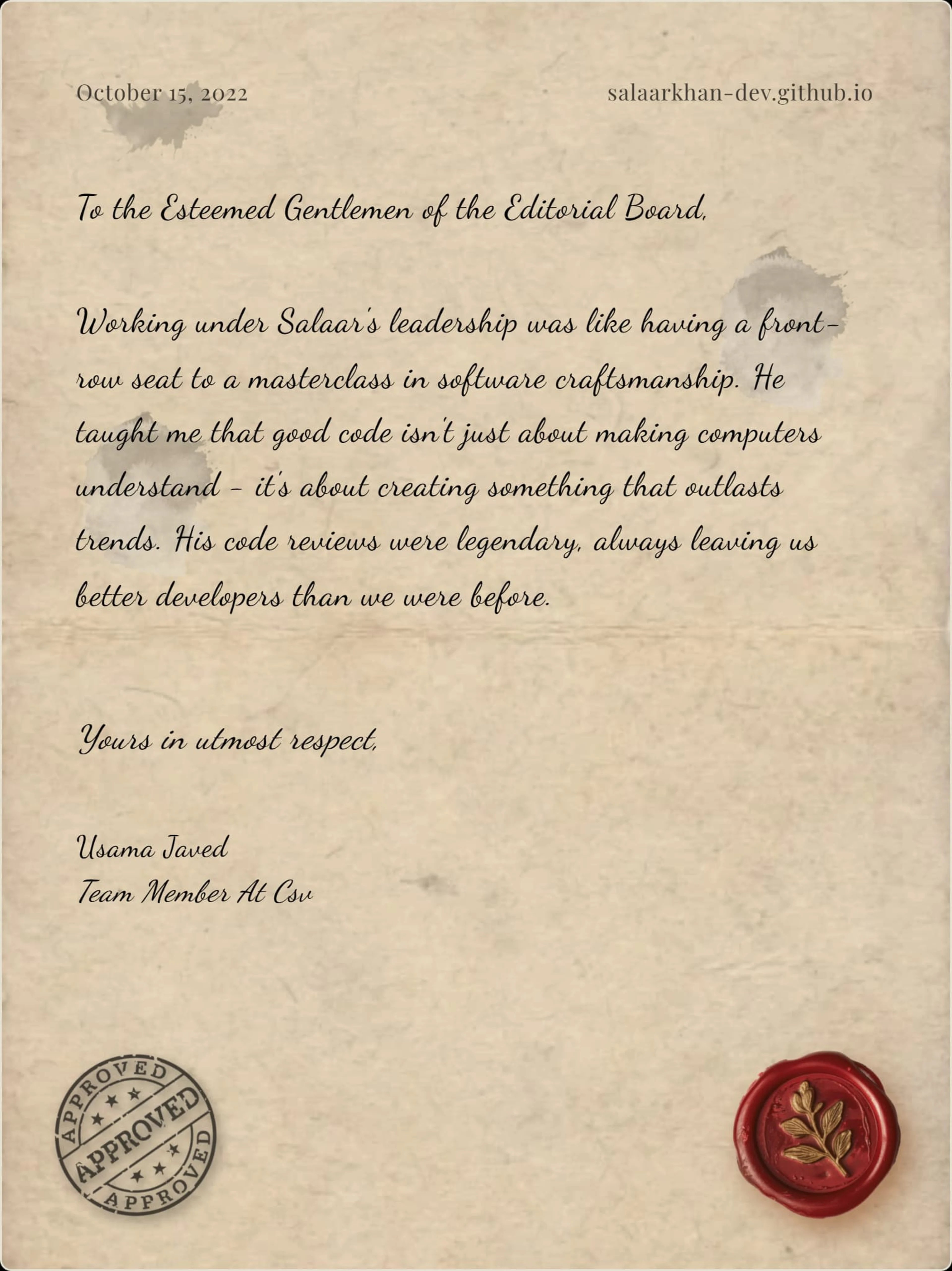 Evidence 6 for The Developer Times