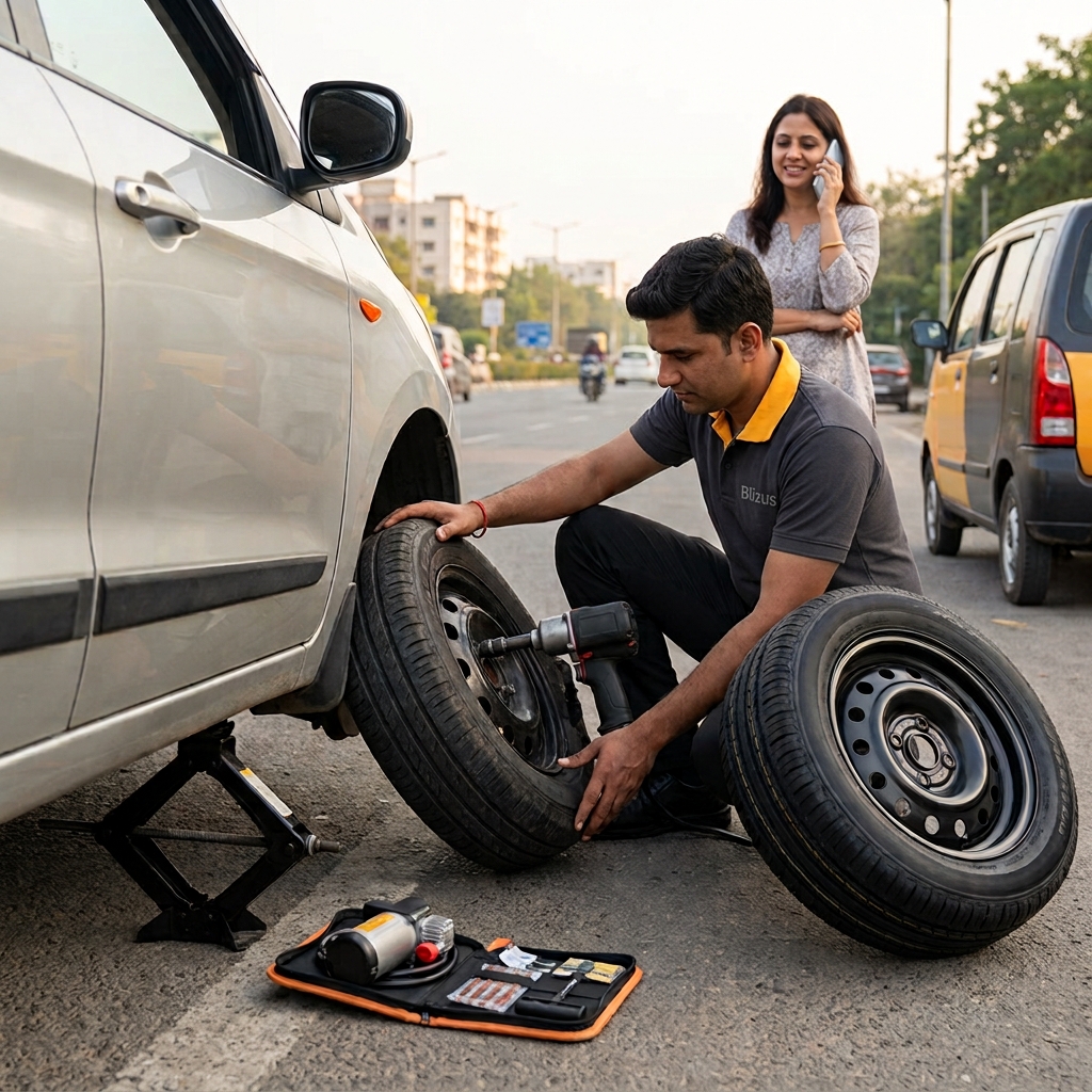Tyre Puncture Services in Dilshad Garden, New Delhi