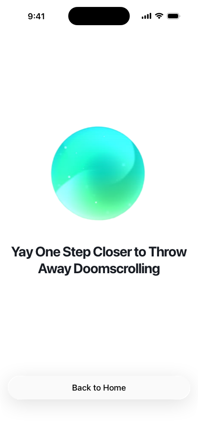 One step closer to throwing away doomscrolling