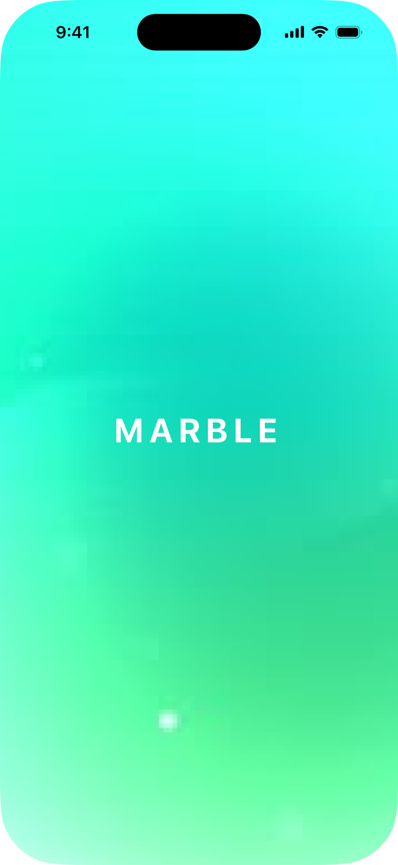 Marble splash screen on iPhone