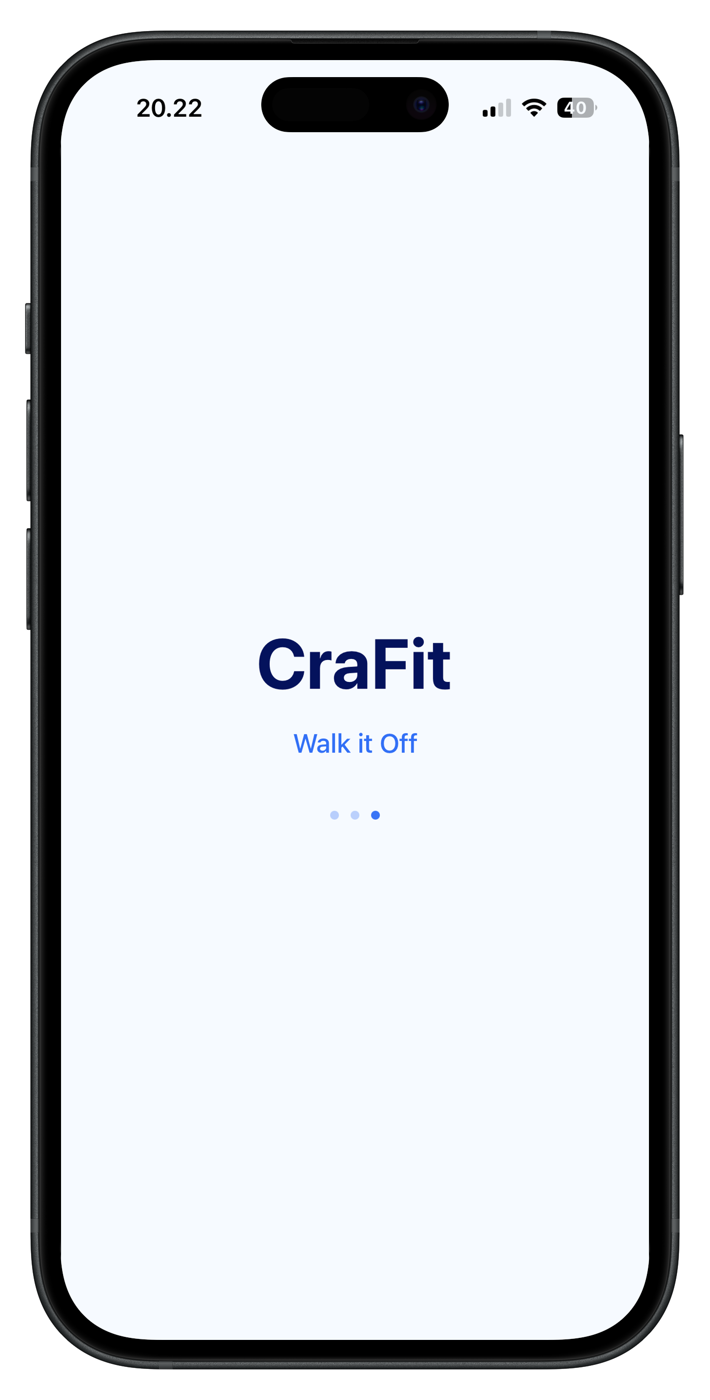 CraFit splash — Walk it Off