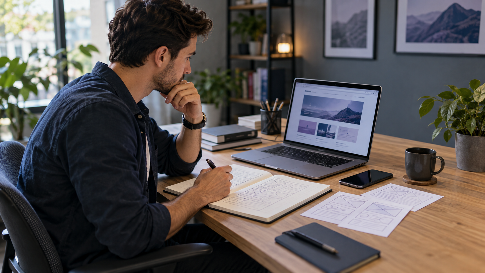 Software engineer reviewing Python code and AI-assisted data validation on dual monitors