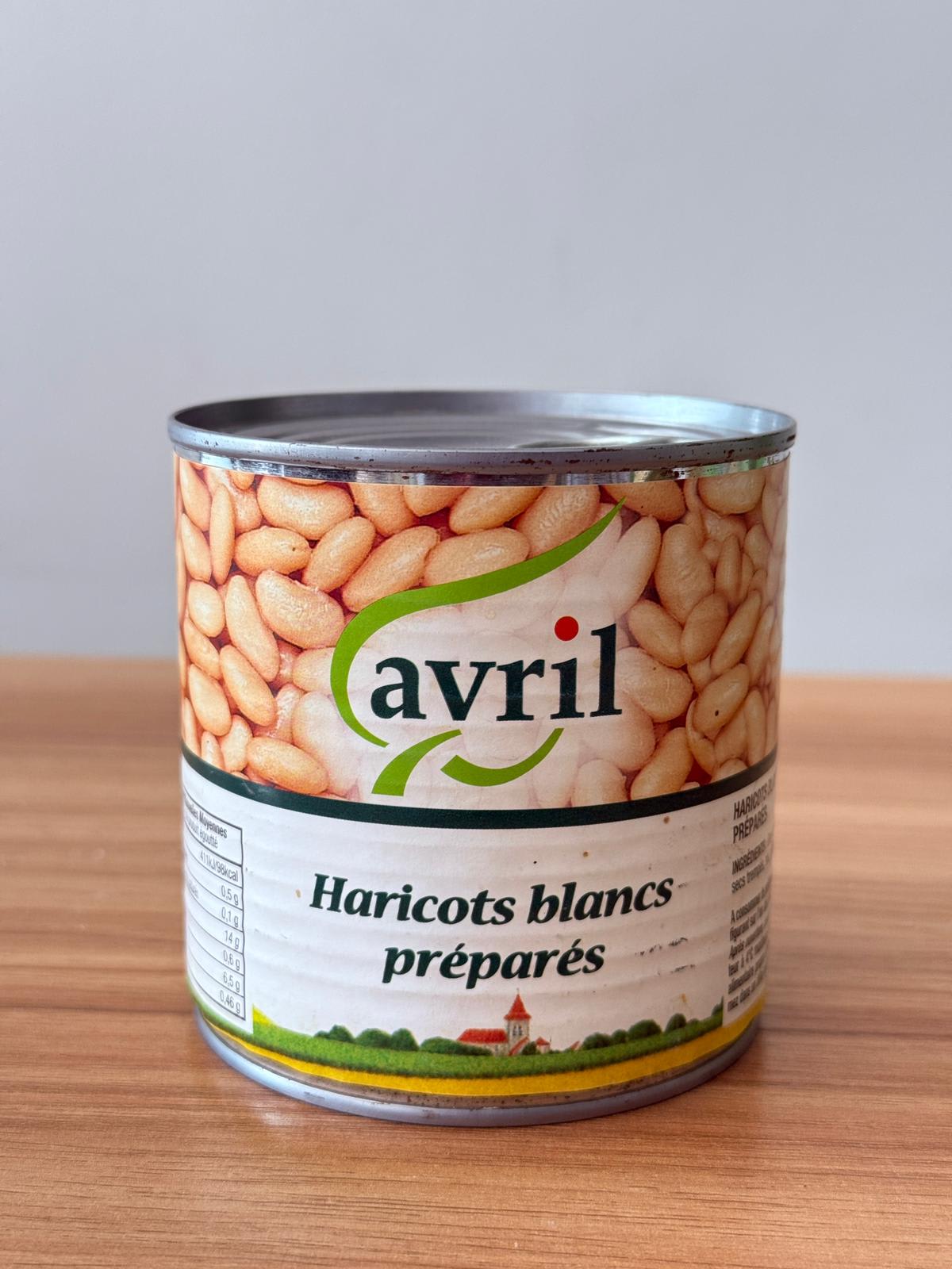 Haricots blancs Avril préparés