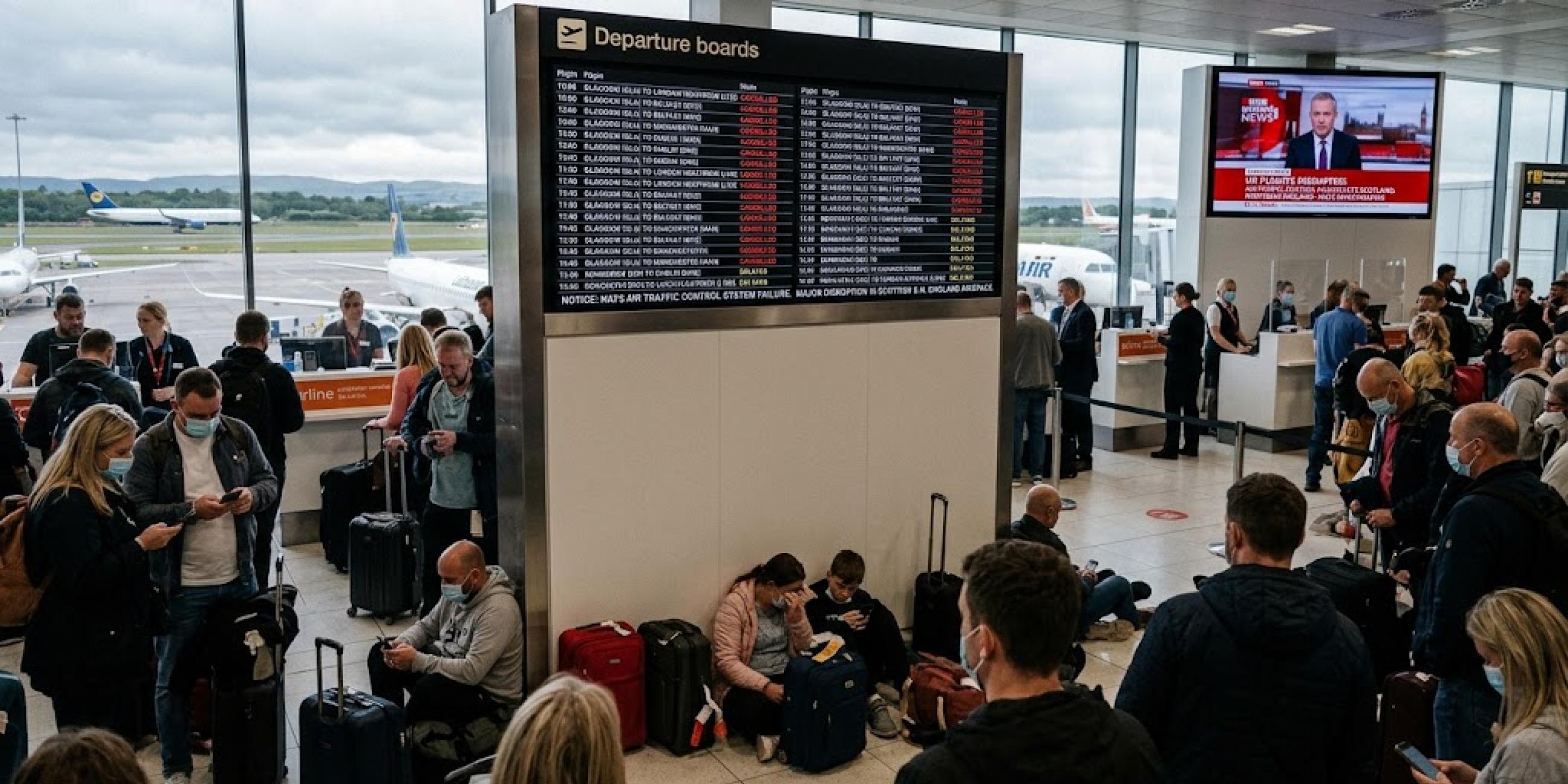 UK Flights Disrupted After Air Traffic Control Failure Hits Scotland and Northern England