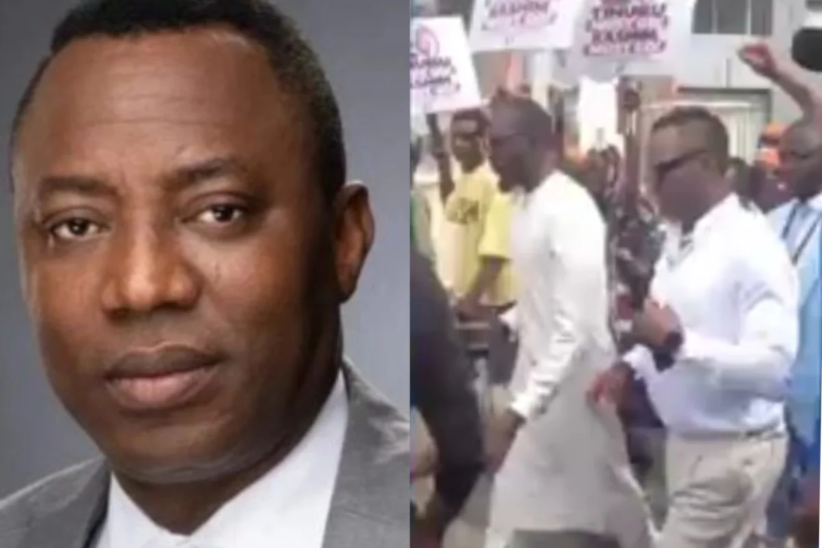 Sowore Leads ‘Tinubu Must Go’ Protest in Abuja