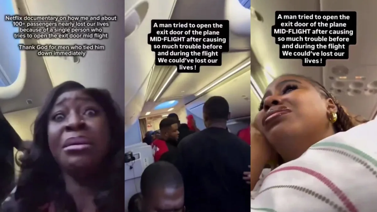 Passenger Allegedly Restrained After Trying to Open Plane Exit Mid-Flight