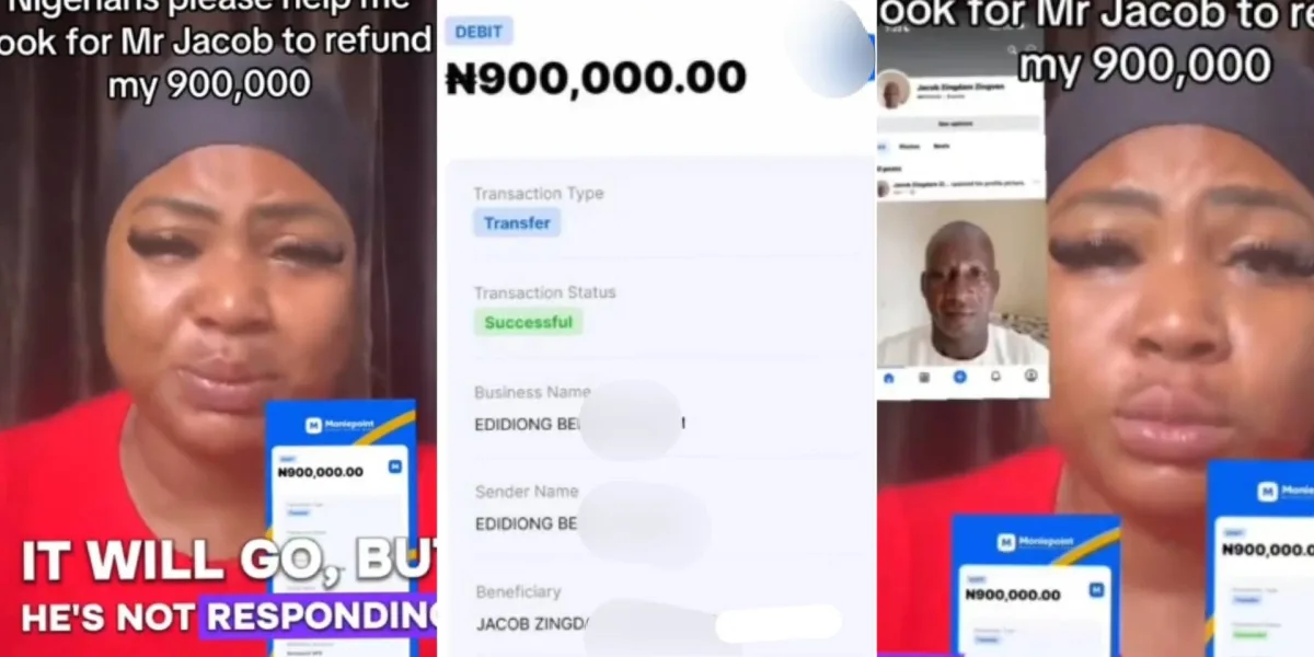 Woman Appeals for Help After Allegedly Sending ₦900,000 to Wrong Account