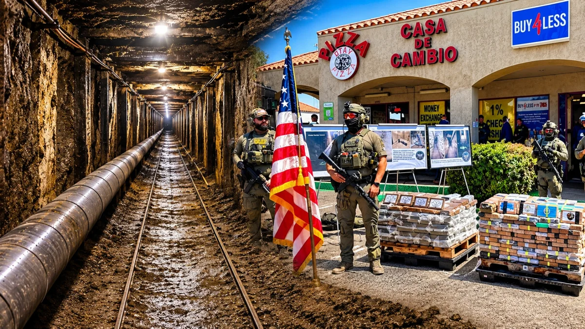 US Charges Alleged Mexican Cartel Engineer Over Sophisticated Drug Tunnel Linking Mexico To San Diego