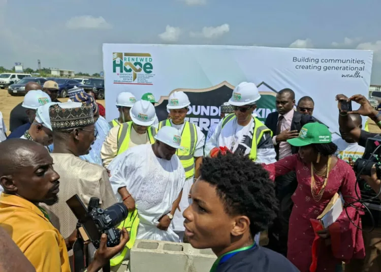 Federal Government Begins Construction Of 2,000 Housing Units In Lagos Under Renewed Hope Programme