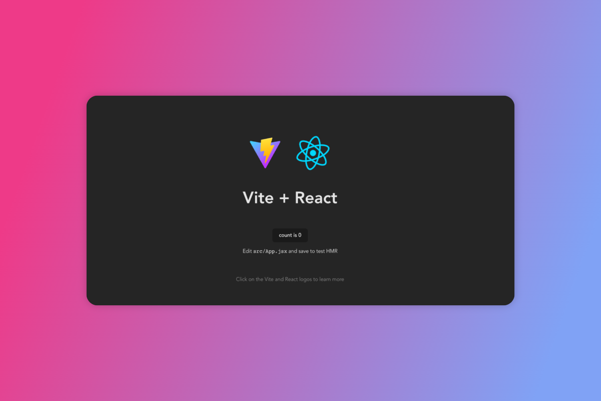 vite setup