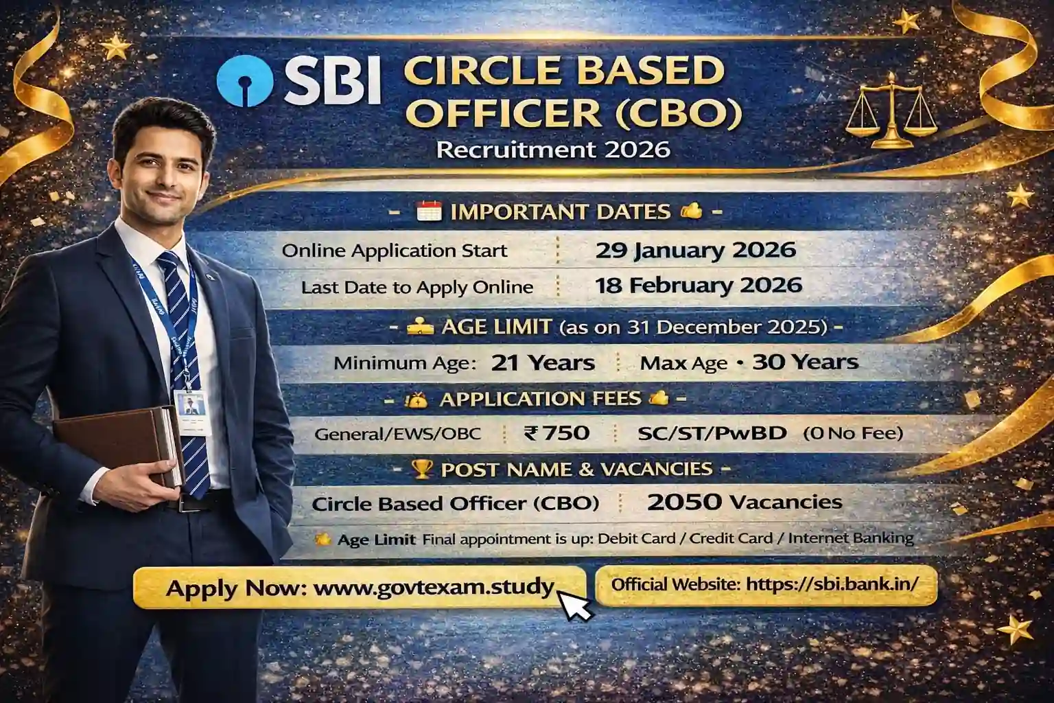 SBI CBO Syllabus 2026: Exam Pattern & Topic-Wise Weightage Official Notification