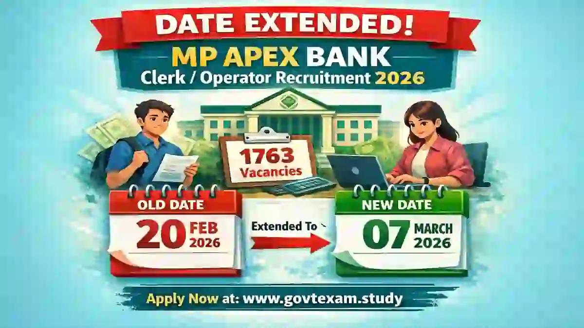 MP Apex Bank Recruitment 2026: Golden Opportunity for Graduates Official Notification