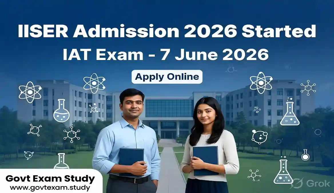 IISER Admissions 2026 BS-MS Dual Degree Through IISER Aptitude Test