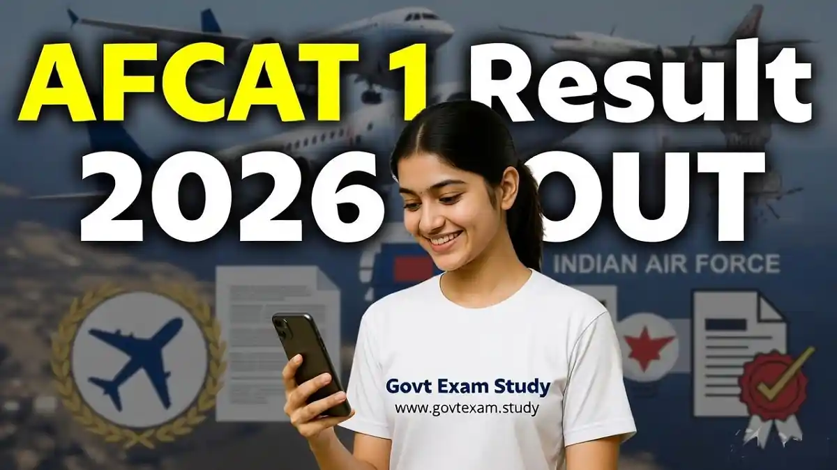 AFCAT result 2026 declared check AFCAT 1 2026 result scorecard and download result from EDCIL AFCAT portal