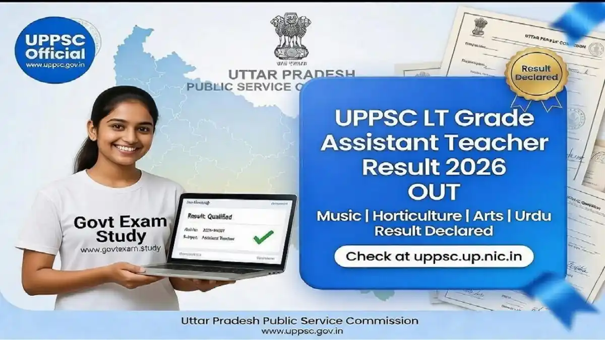 uppsc lt grade assistant teacher result 2026 pdf download
