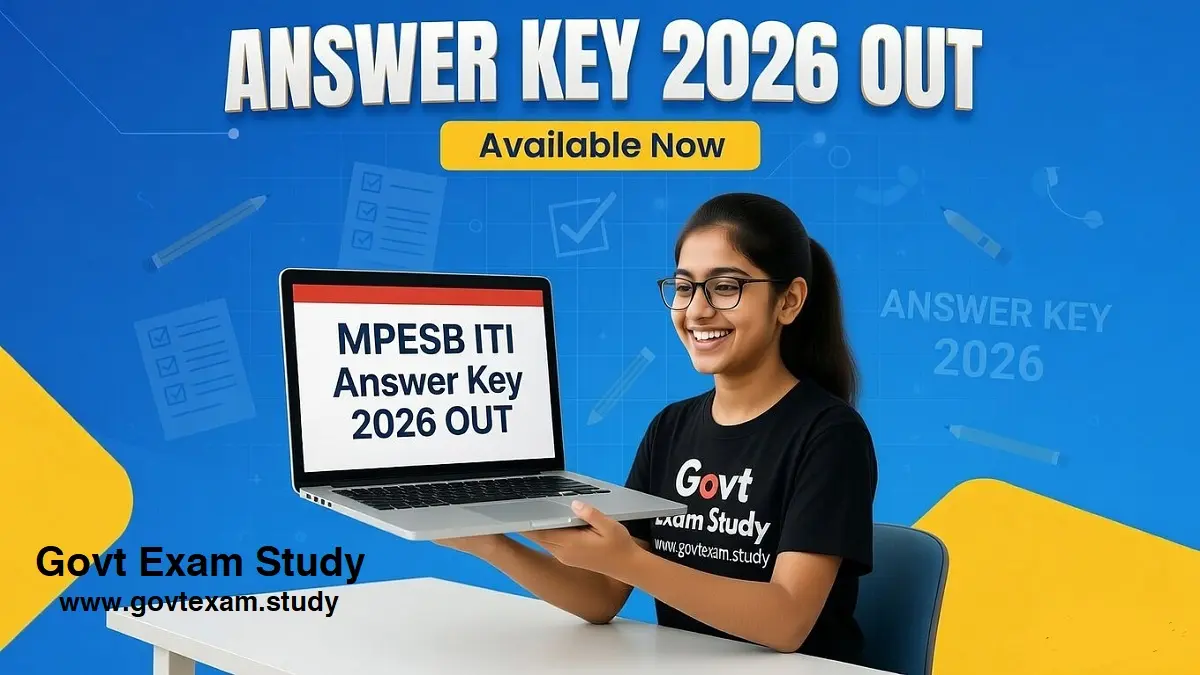 mpesb iti training officer answer key 2026 download objection link