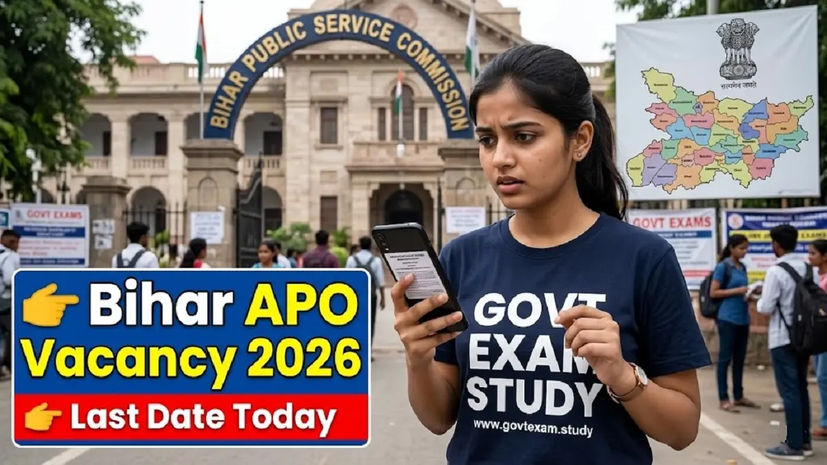 Bihar APO Vacancy 2026 last date today apply online BPSC APO recruitment 2026