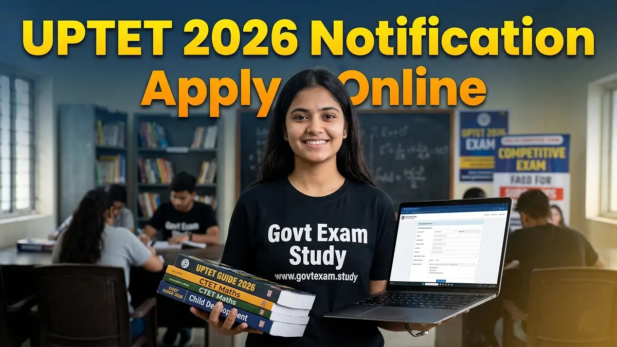 UPTET 2026 Notification Apply Date Exam Date Teacher Vacancy UP