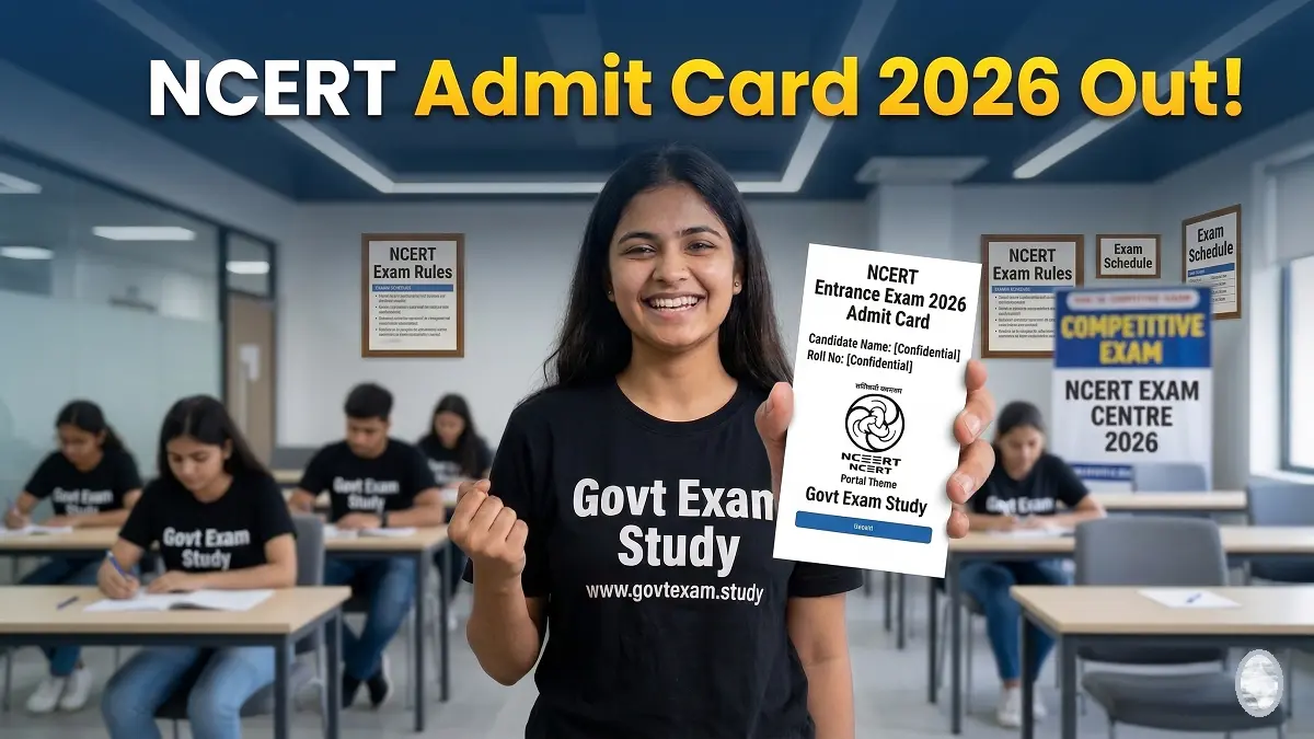 NCERT Admit Card 2026 Download Non Academic CBT Hall Ticket