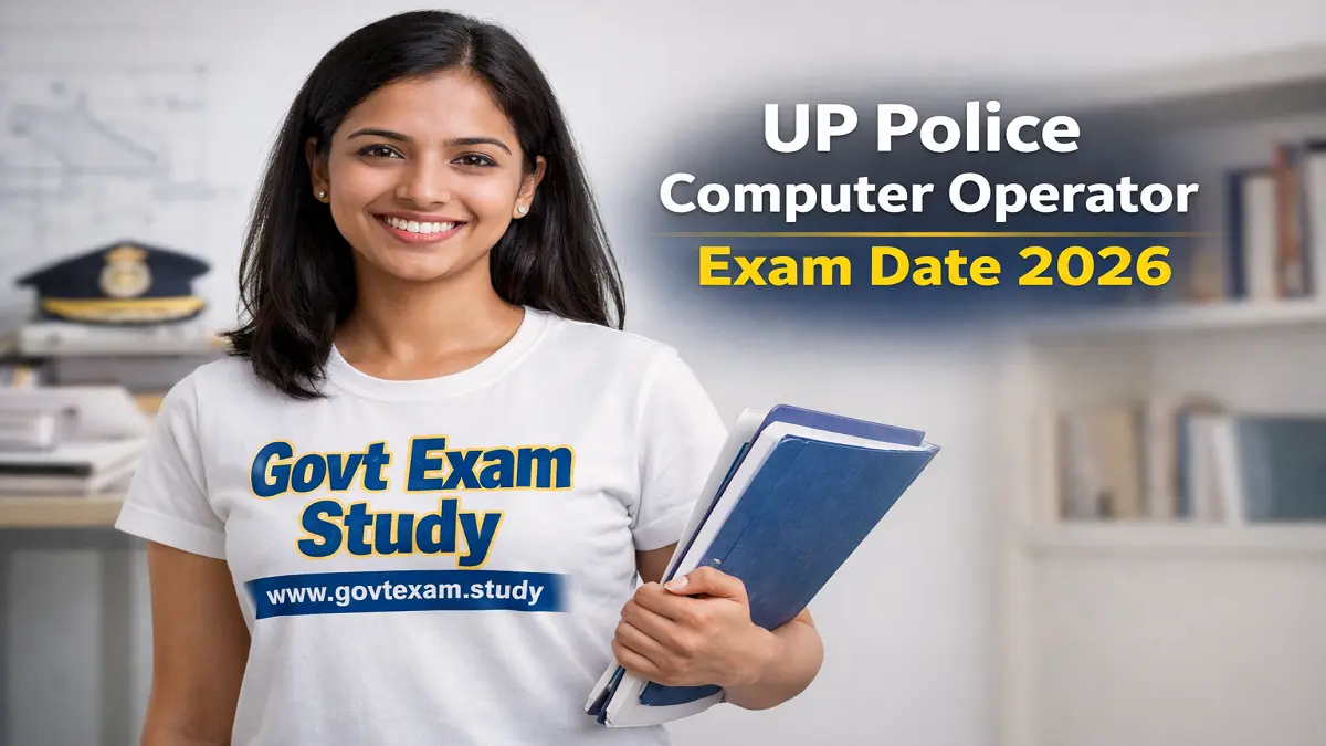 UP Police Computer Operator Exam Date 2026 Announced